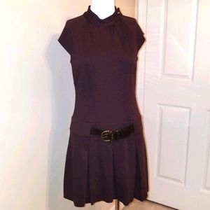 Laundry by Shelli Segal Brown Mod Dress 4